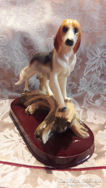 Dog statue, plastic setter 2 (l3172)