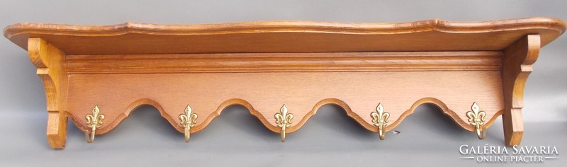 Neo-baroque chippendale style wooden hall hanger c