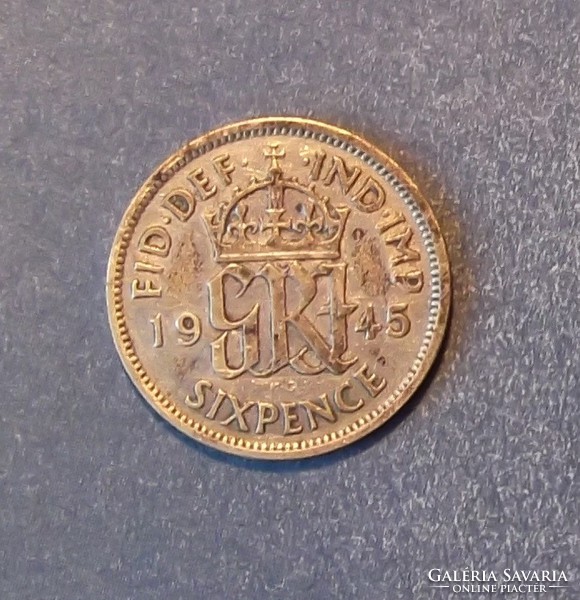 Nagy-Britannia 6 pence 1945