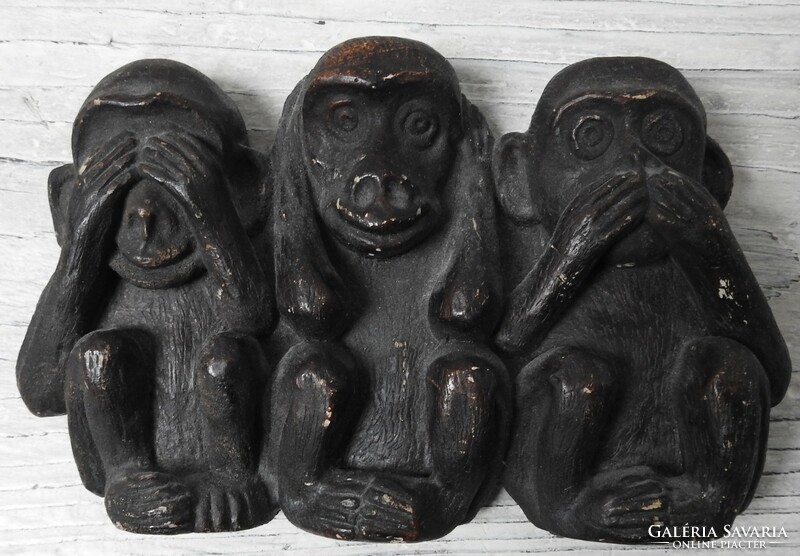 The three wise monkeys - I don't see, I don't hear, I don't speak