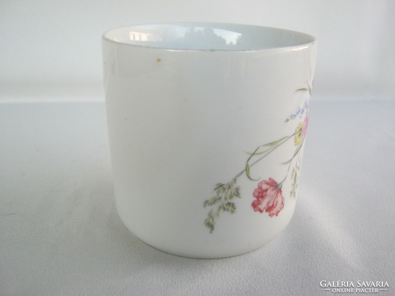 Zsolnay porcelain field flower mug