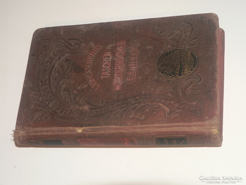 English-German, German-English pocket dictionary (1912 edition Berlin)