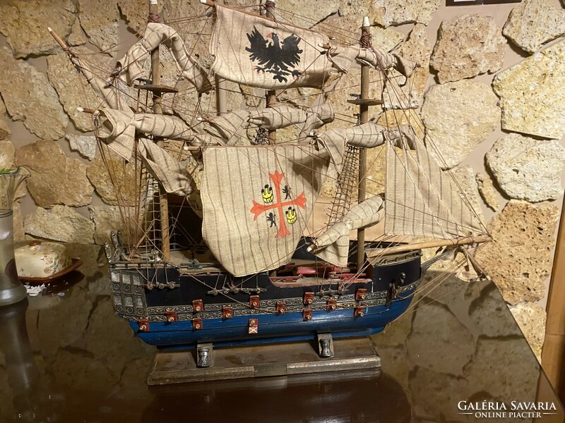 Hajó modell hadihajó La capitana 1626