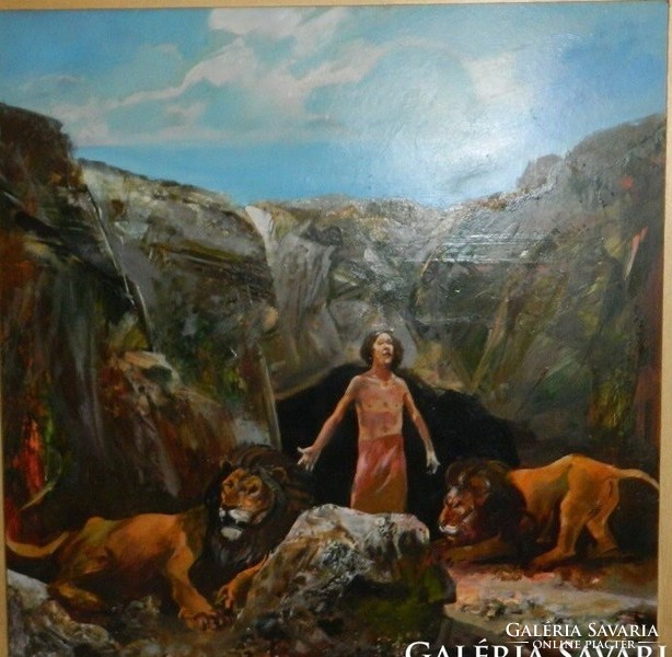 László Kéri: Daniel in the lion's cave
