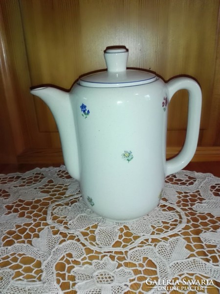 Porcelain spout, jug...Small floral, Austrian...1.25L.