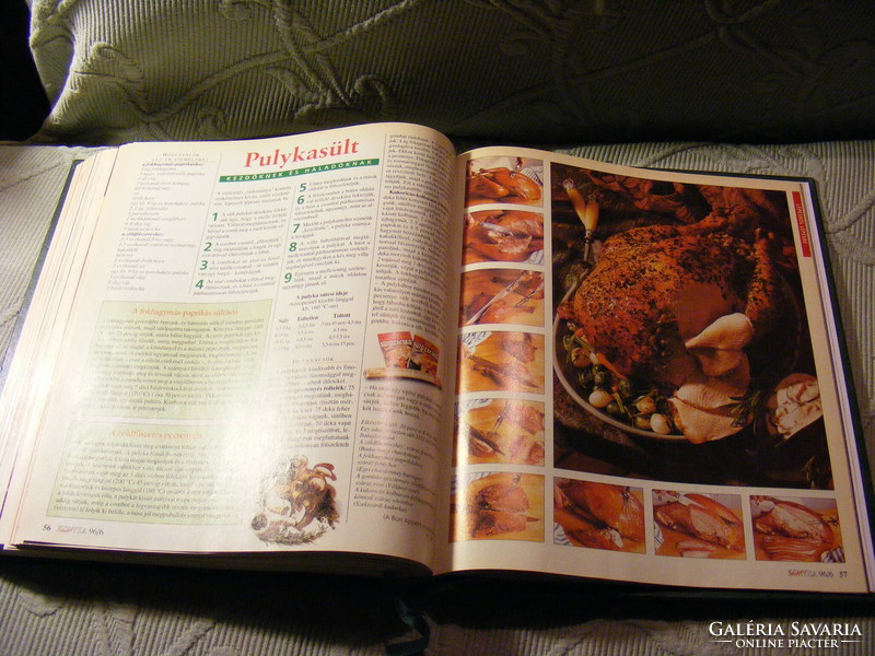 Hungarian kitchen - gastronomic magazine 1996 full year bound together