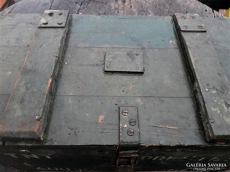 Old ammunition box / tnt.