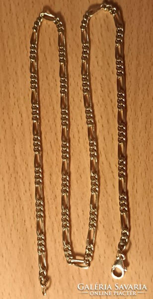 Gold figaro chain 14k