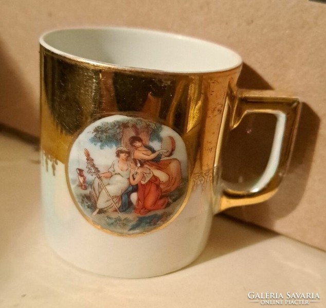 An extremely showy cup in Angelika Kauffmann style