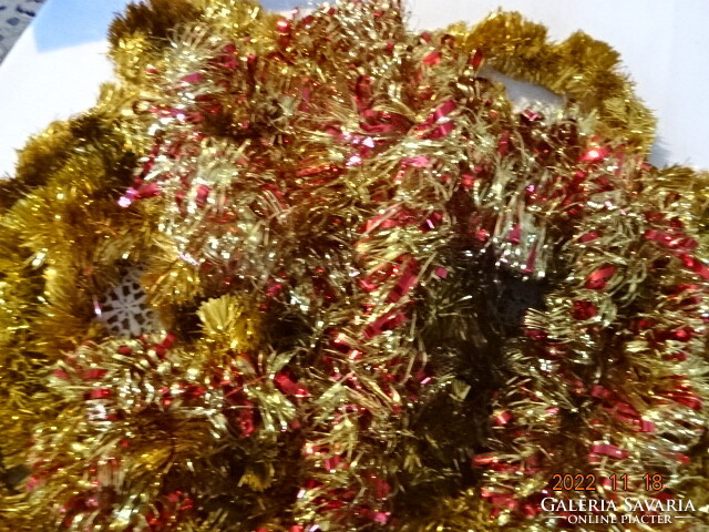 Karácsonyi boa arany színű és arany-piros színű együtt. Vanneki!