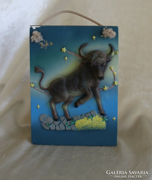 Horoscope bull 3d wall picture