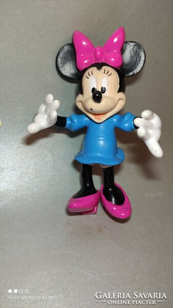 Vintage jelzett Disney Minnie és Duckey kemény gumi figura darabra