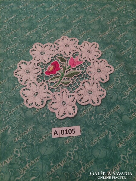 A0105 Kalocsa embroidered lace tablecloth 16cm