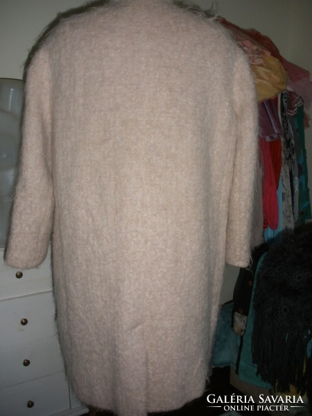 Alpaca - wool - mohair pale pink jacket