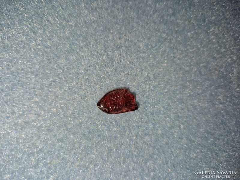 Garnet gemstone fish fantasy polish for jewelers, collectors, hobby purposes, etc