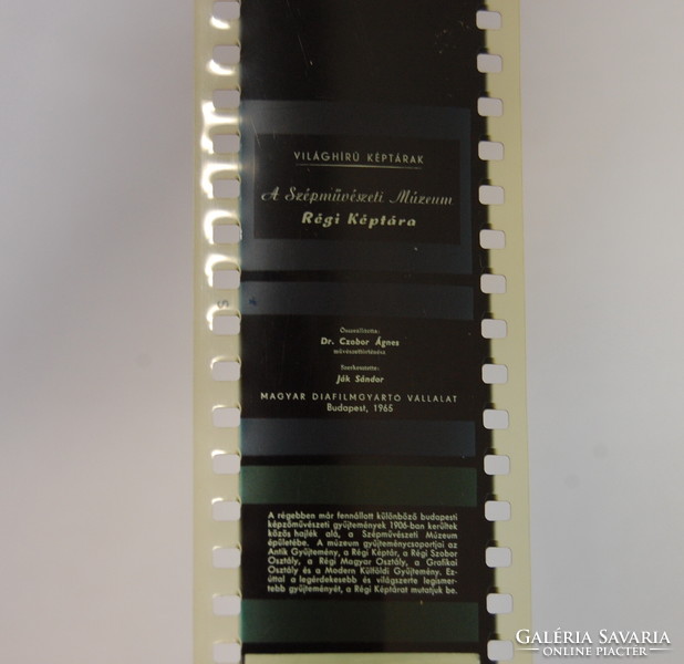 Slide film of the old gallery of the Museum of Fine Arts (1965)