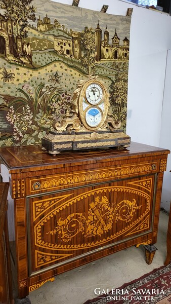 Klasszicista intarziás komód