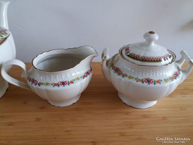 Complete porcelain tea set, Italian, for 6 people