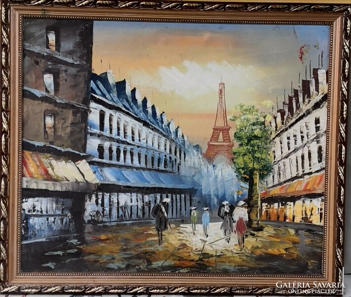FK/296 - Ismeretlen festő – Párizsi látkép