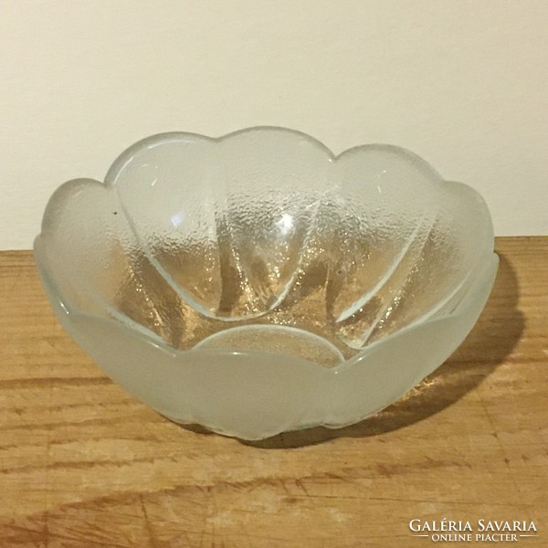 Glass compote bowl