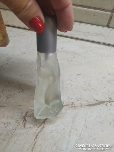 Vintage LK WOMAN parfüm, kölni 50 ml, kecses, ívelt vonalú üvegben  ELADÓ!