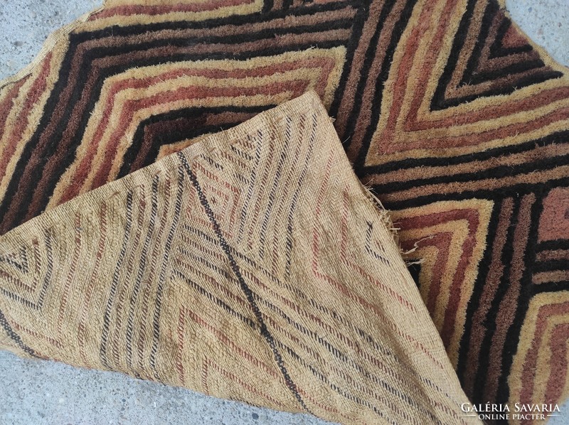 African woven cuba ethnic group congo africa folk art schowa tablecloth 824 6275