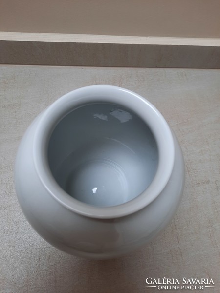 White Herend porcelain bay vase