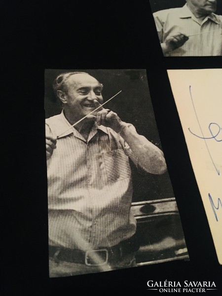 Conductor János Ferencsik dedication autograph