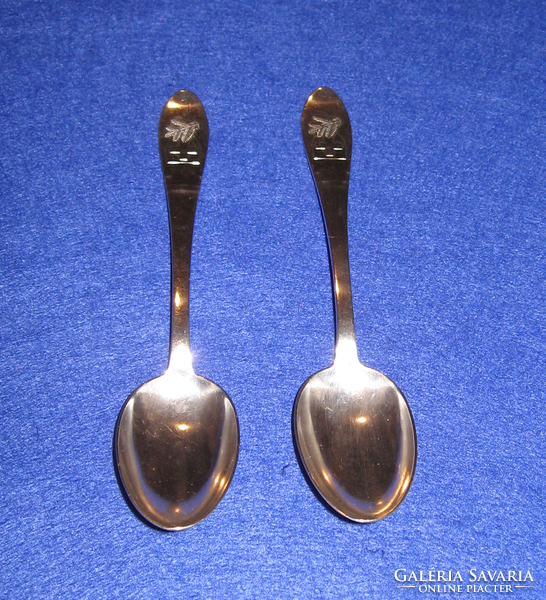 Christmas silver tea spoon for sale in pairs, an exclusive gift given to soldiers in 1944!