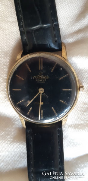 Cornavin men's watch - with black dial