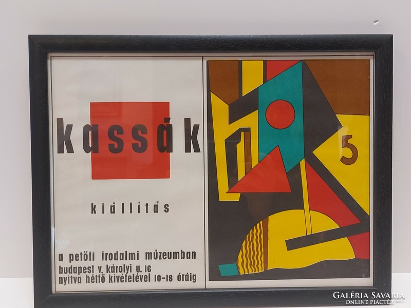 Kassák Lajos kiállítás plakátja