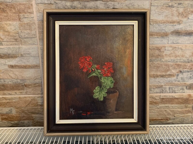 Wonderful mf signature painting, geranium