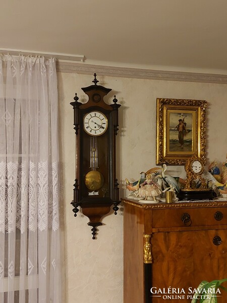 Antique fabulous neo-baroque wall clock!