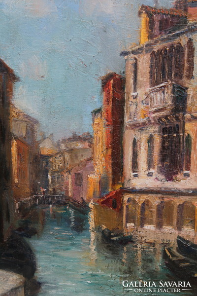 Sándor Turmayer: detail from Venice