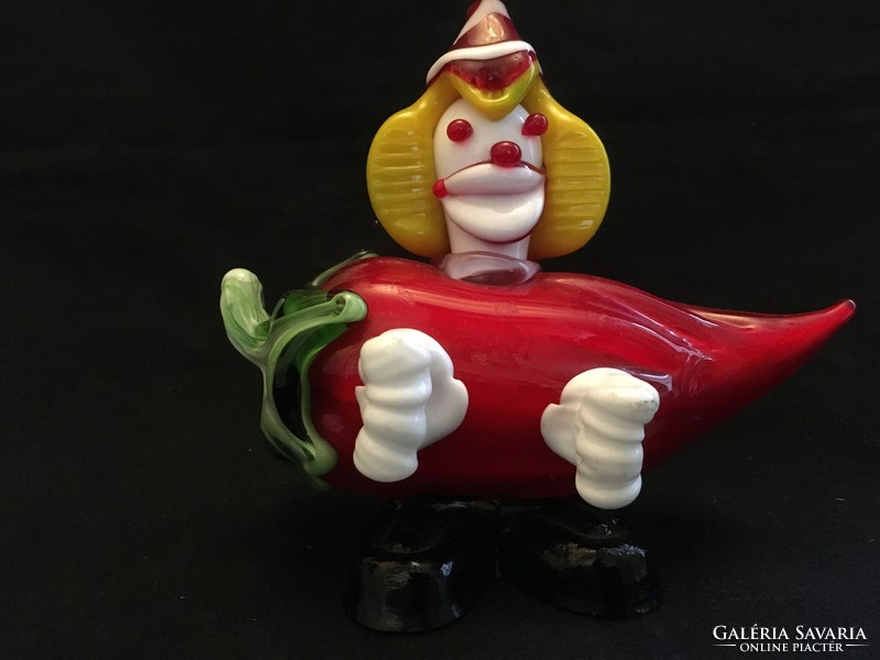 Murano glass pepper clown!