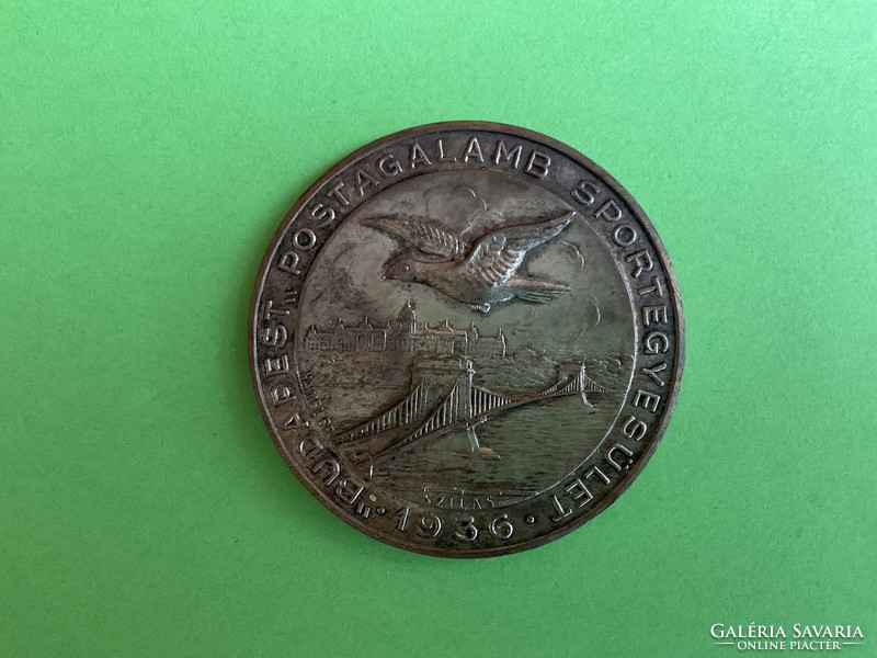Postal pigeon sports association 1936 commemorative medal