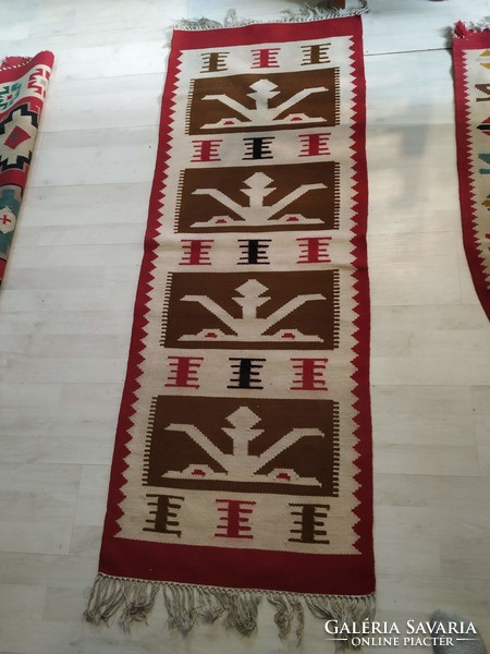 Torontáli gyapjú szőnyeg 2. Temesvári hagyatékból  (57 * 155 cm)