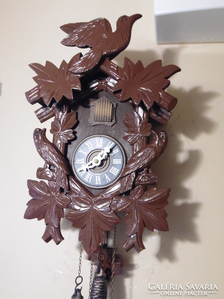 German Black Forest cuckoo clock, serviced movement, refurbished case,