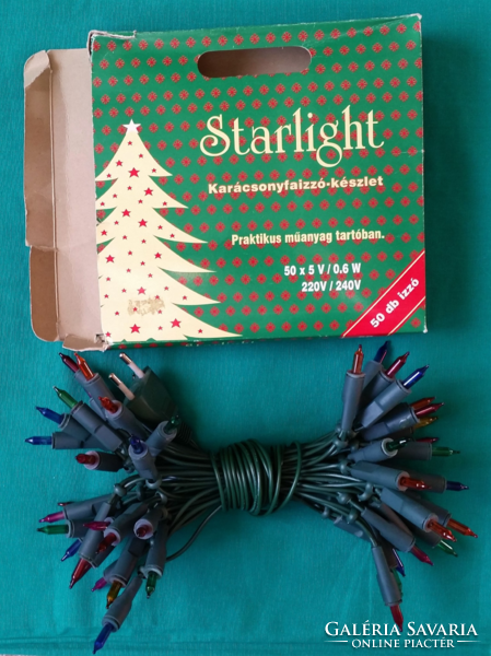 Old working 50 x 5 v incandescent Christmas tree lighting system