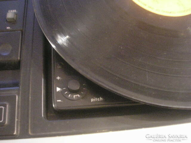 N7 n9 grundig music cabinet radio, record player, with tape recorder rarity + grundig dgm microphone in box