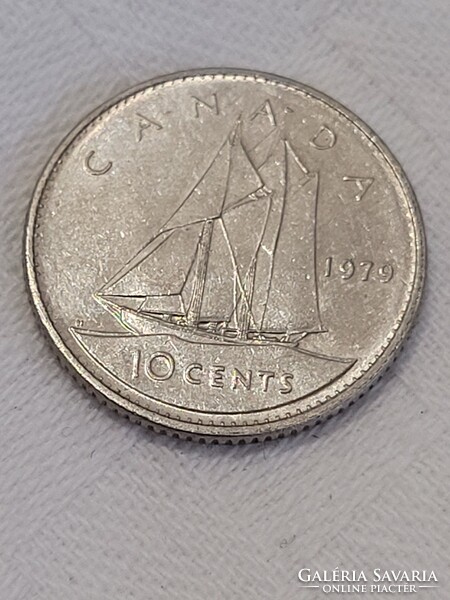 1979 Canada 10 cent coin