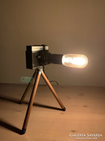 Smena fényképezőgép asztali lámpa, álló lámpa, egyedi