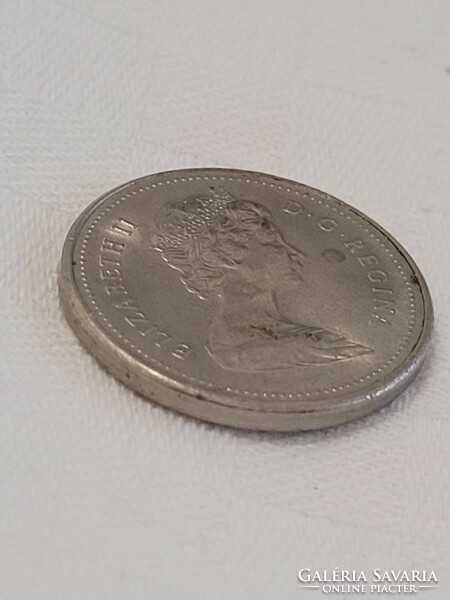 1986 Canada 5 cent coin