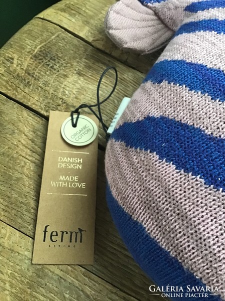 Organic cotton ferm Danish design knitted fish