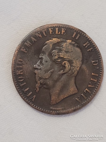 Italy 1867. II. Victor Emmanuel, 10 centesimi, with 
