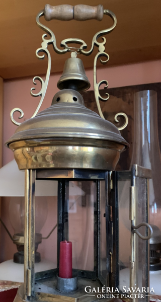 Antique copper lantern (36 cm)