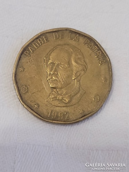 Dominican Republic, 1992, 1 Peso