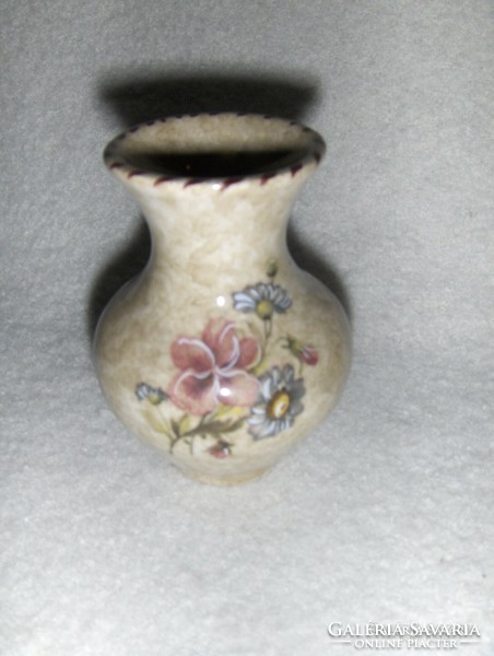 Ausztria Voralberg emlék kicsi porcelán váza 8 cm (1/p)