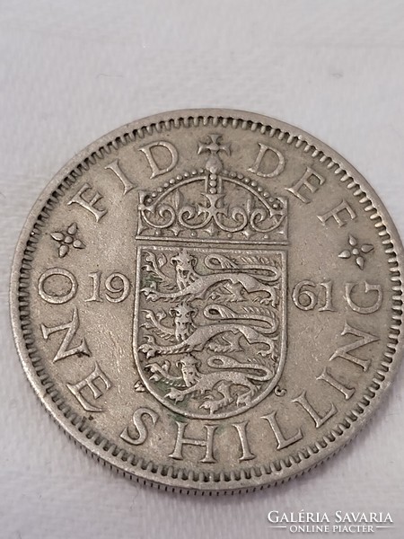 Egyesült Királyság, Anglia, 1961., 1 shilling