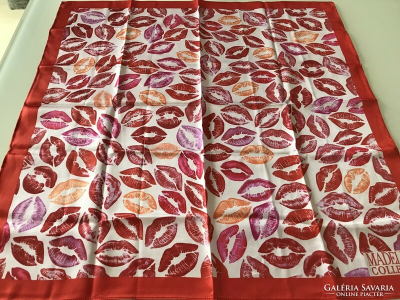 Silk scarf, madeleine collection, 66 x 65 cm
